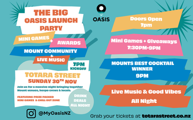 Oasis Launch Party